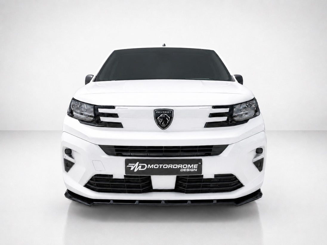 Motordrome Front Splitter Citroen Berlingo L2 Mk3 Facelift / Peugeot Partner L2 Mk3 Facelift