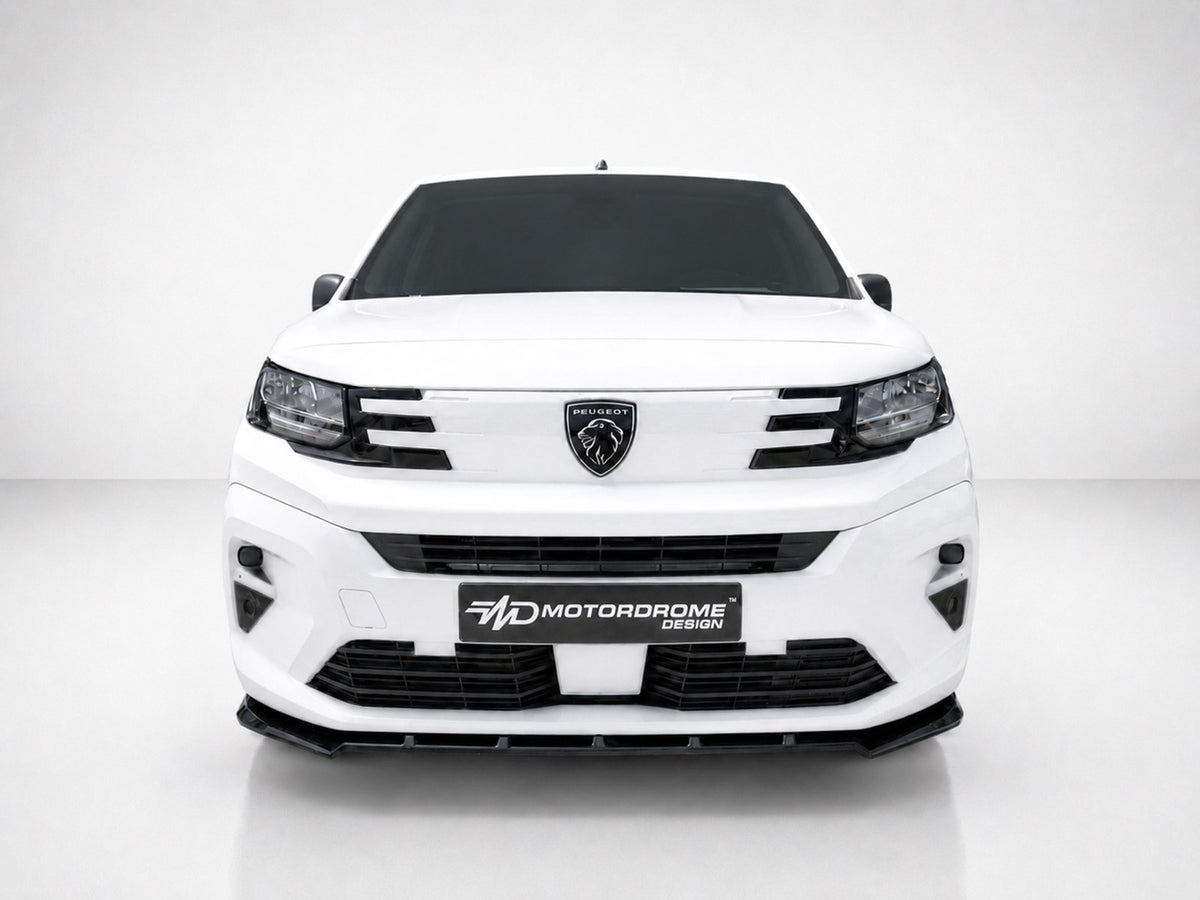 Motordrome Front Splitter Citroen Berlingo L2 Mk3 Facelift / Peugeot Partner L2 Mk3 Facelift
