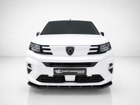 Splitter delantero para Citroen Berlingo L2 Mk3 Facelift / Peugeot Partner L2 Mk3 Facelift