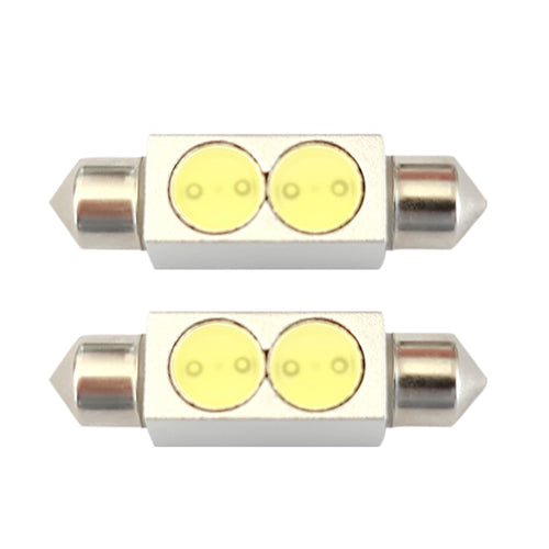 Festoon LED Bulbs 39 mm 12V 6000K (Pair) - CarSense
