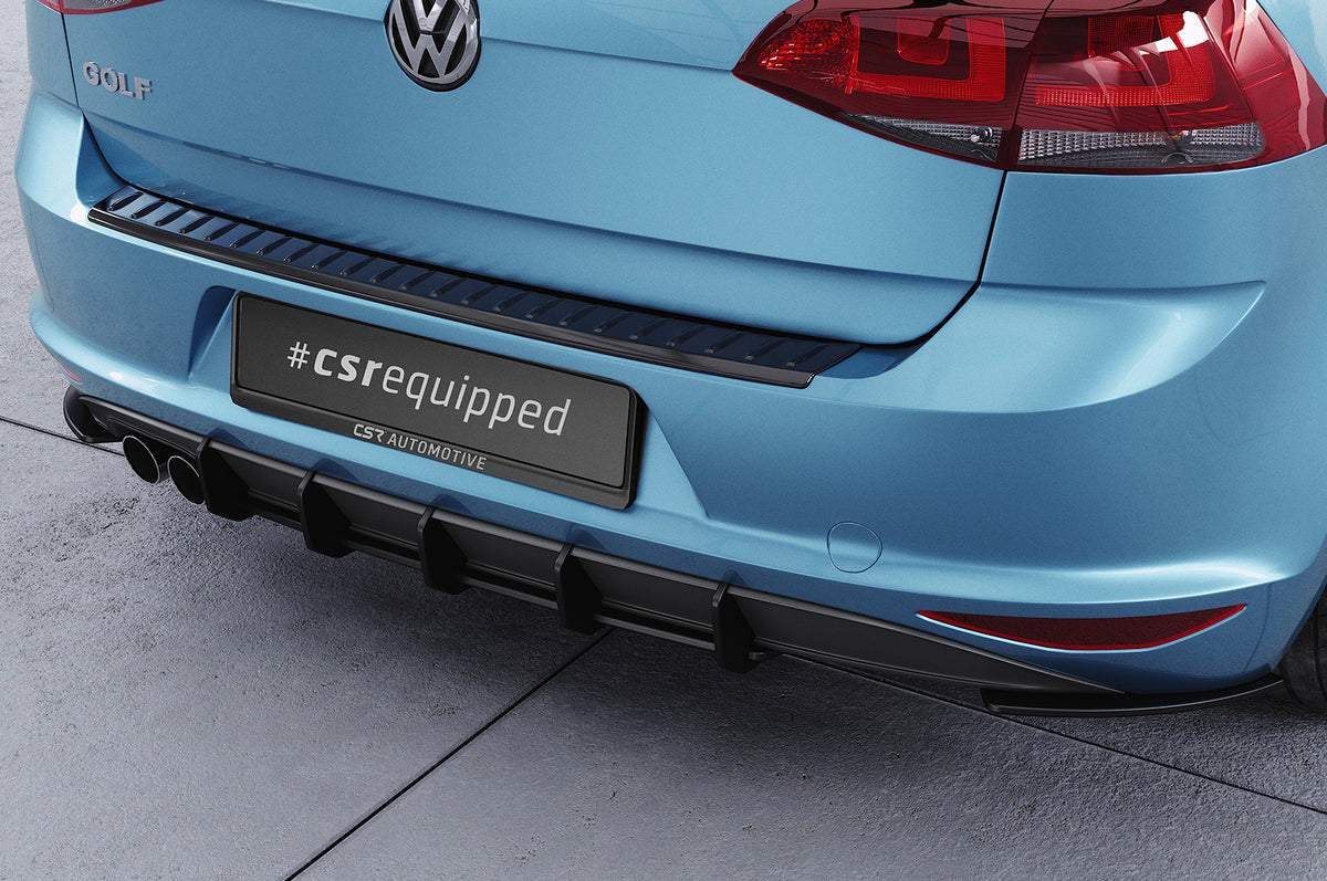 Rear Bumper Protector | Loading Edge Guard for VW Golf 7 Hatchback Pre-Facelift 2013-2017