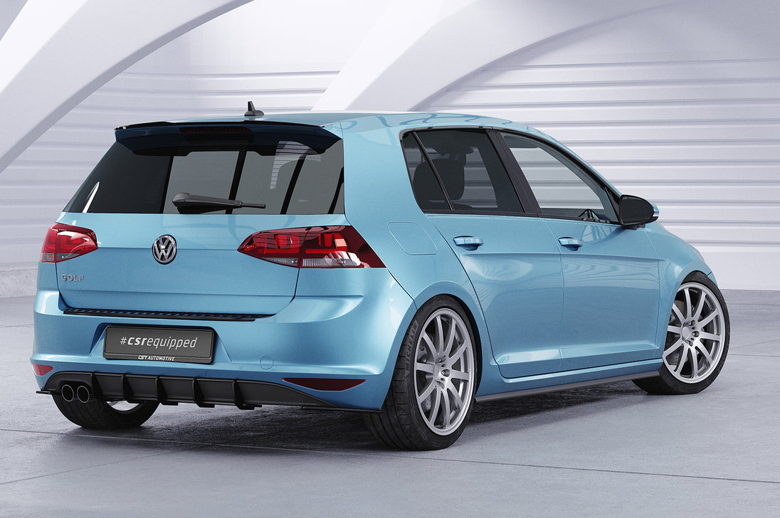 Rear Bumper Protector | Loading Edge Guard for VW Golf 7 Hatchback Pre-Facelift 2013-2017