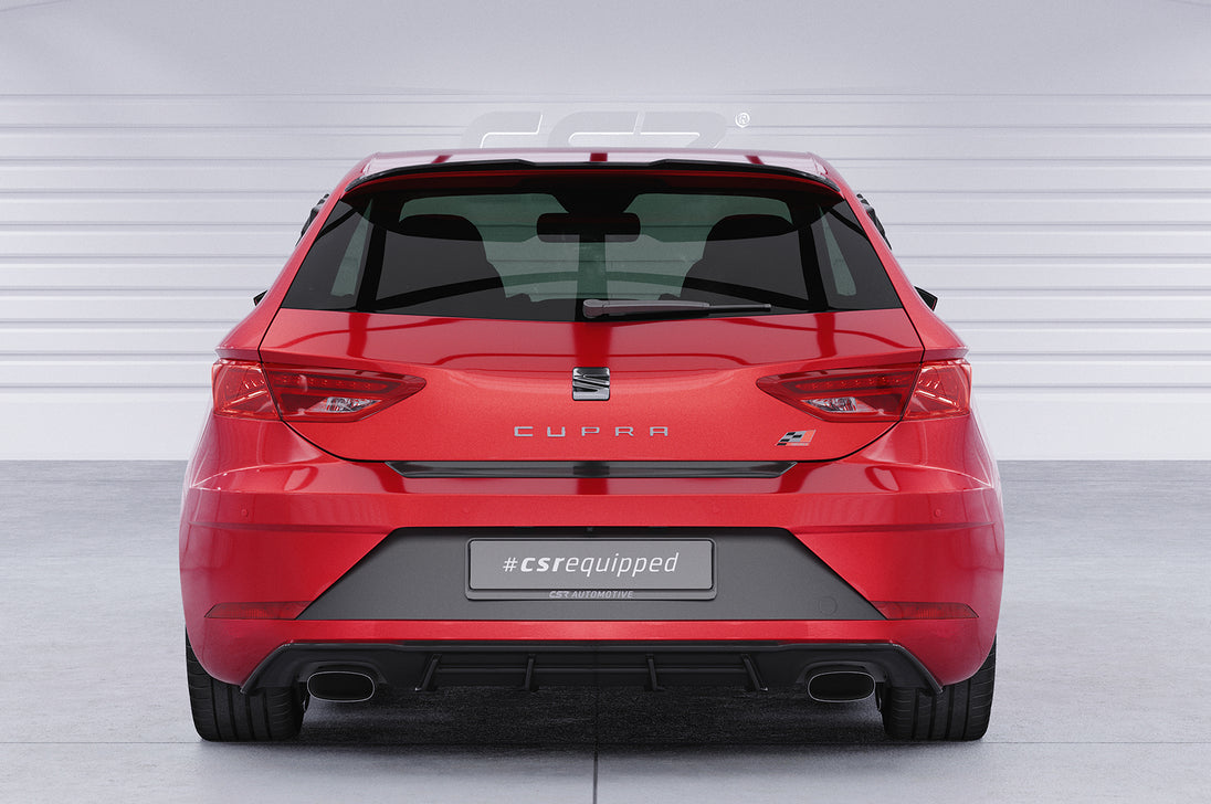 Loading Sill Protector for Seat Leon Mk3 (5F) 5-Door 2012-2020, Gloss Black