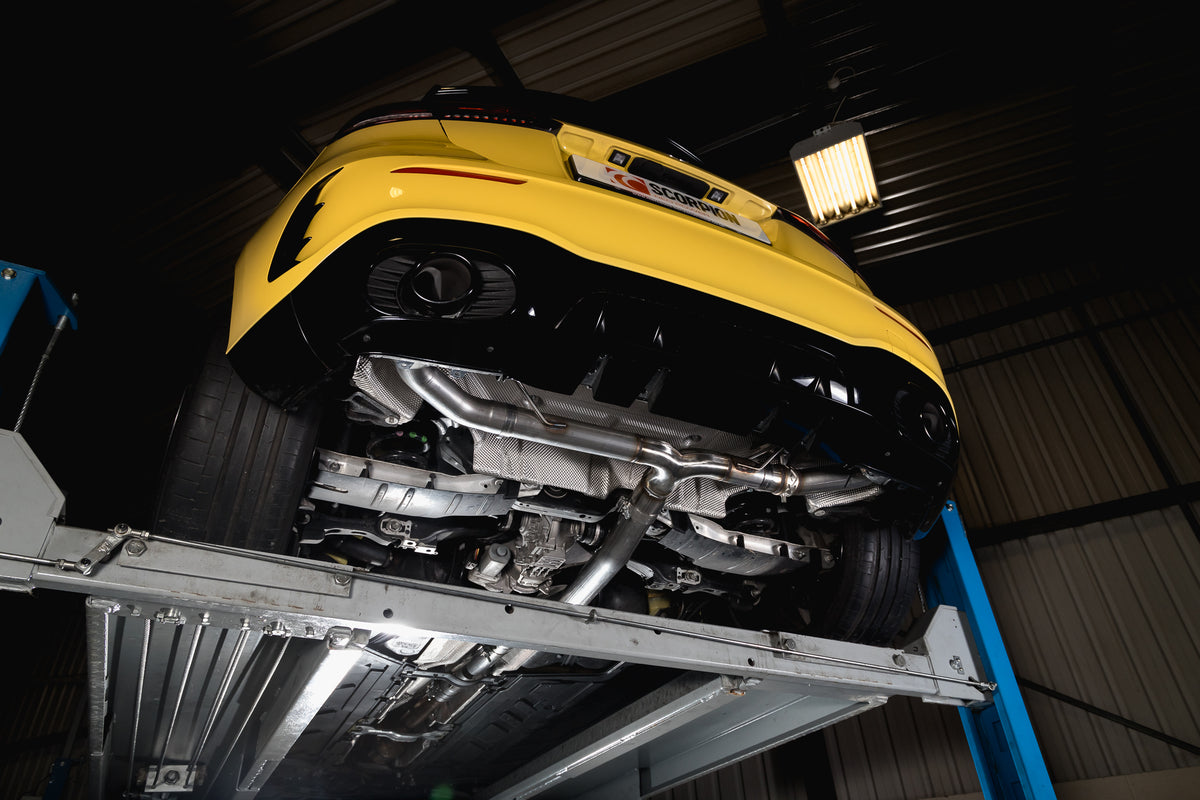 GPF-Back Exhaust Mercedes A35 AMG W177 Hatchback (2018–2026), With Valve, No Rear Silencer – Scorpio – image 4