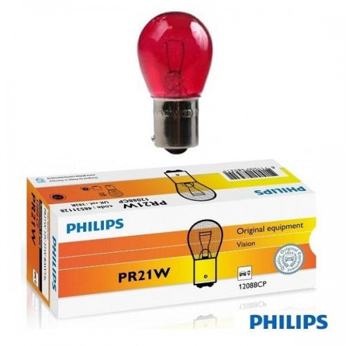 PR21W BAW15s Bulb 12V 21W Red - Philips