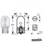 W3W W2.1x9.5d Wedge Bulb 12V 3W (Pair) - Narva