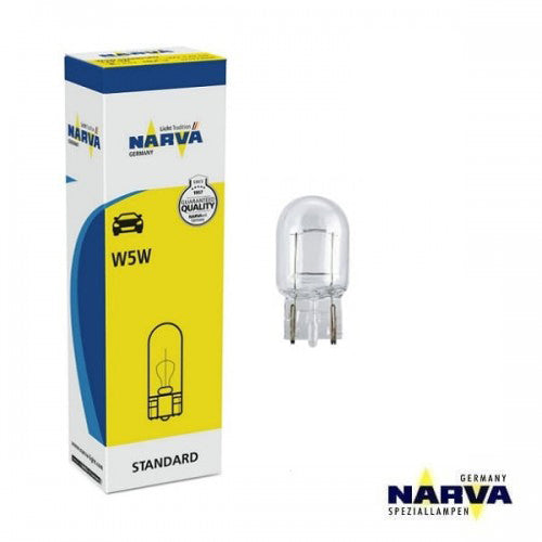 W5W T10 W2.1x9.5d Wedge Bulb 12V 5W - Narva