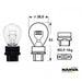 P27/7W 3157 Bulb 12V 32/3 cp W2.5x16q - Narva