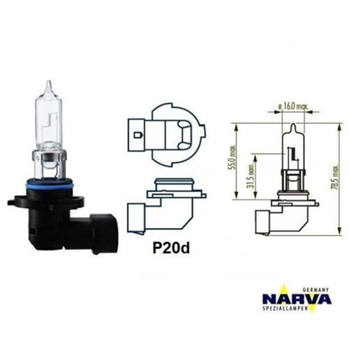 HB3 9005 Halogen Bulb 12V 60W - Narva