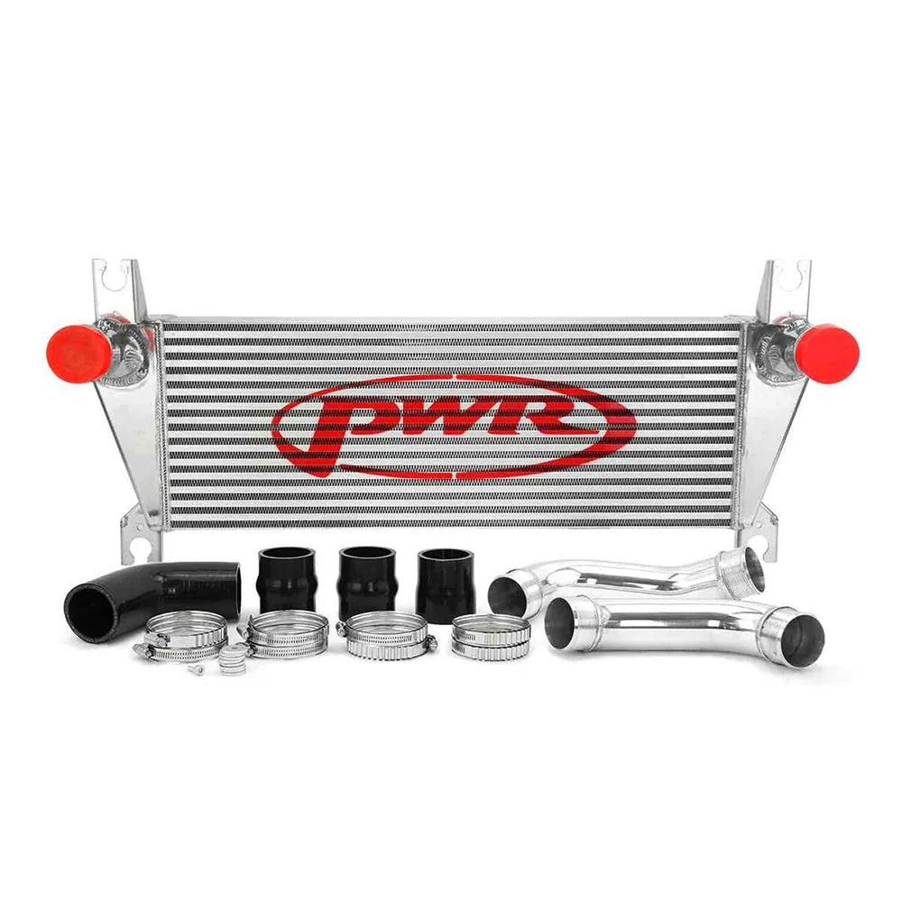 Intercooler & Pipe Kit 68 mm Ford Ranger PX1–PX3 3.2L (2012–2021), Polished – PWR PWI53860K