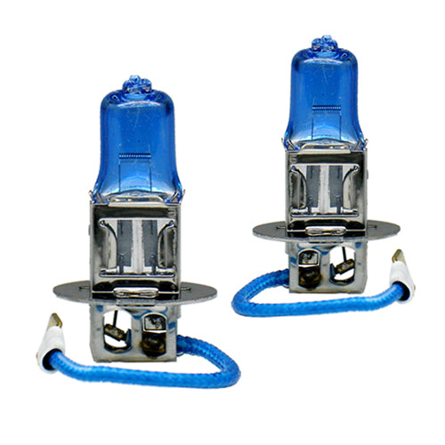 H3 Halogen Bulbs 12V 100W (Pair) - Metal White
