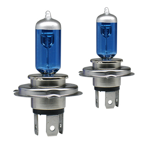 H4 Halogen Bulbs 24V 130/90W (Pair) - Metal White