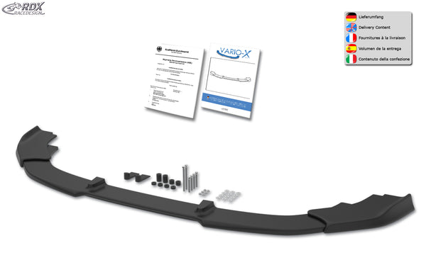 Spoiler delantero VARIO-X para HYUNDAI KONA (2020-2023) N / N-Line Splitter de labio delantero - RDX