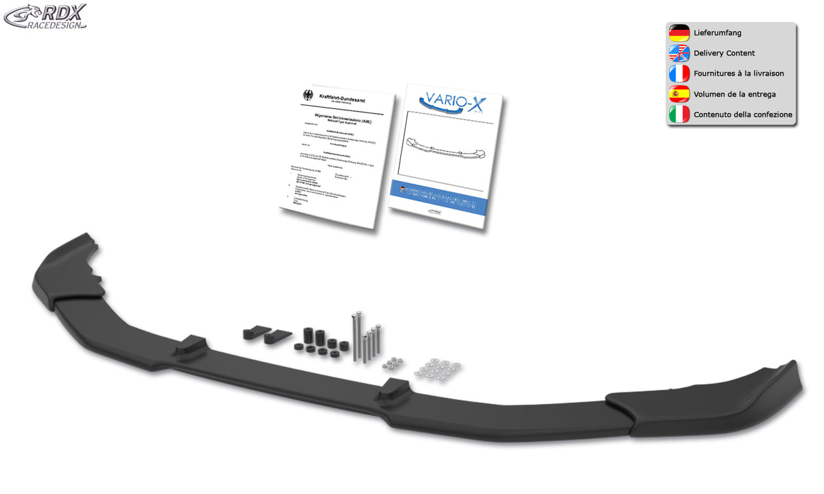 RDX VARIO-X front lip splitter for the Mazda CX-5 KF (2021–2025) – image 2 of 3