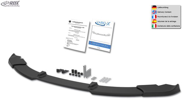 Spoiler delantero VARIO-X para MINI Countryman R60 Splitter de labio delantero - RDX