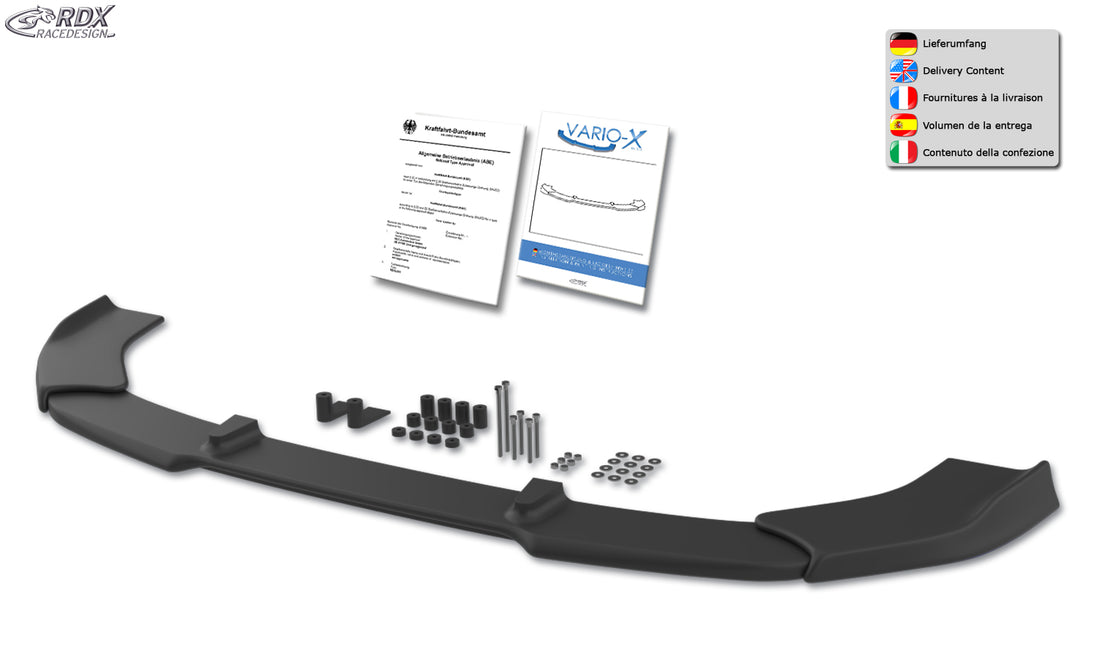 RDX VARIO-X front lip splitter for the Dodge Caliber – image 2 of 3