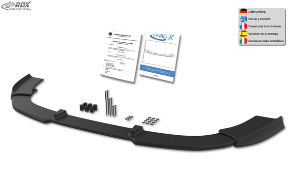 Front Spoiler VARIO-X for TOYOTA Auris E150 (2010+) Front Lip Splitter - RDX