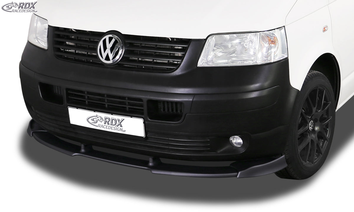 RDX VARIO-X front lip splitter for the VW T5 (up to 2009) with an unpainted front bumper (e.g. Transporter) – image 1 of 3