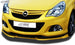 RDX VARIO-X front lip splitter for the Opel / Vauxhall Corsa D OPC Nürburgring Edition facelift (2010+), also for cars with the OPC front bumper and NRE lip – image 1 of 3