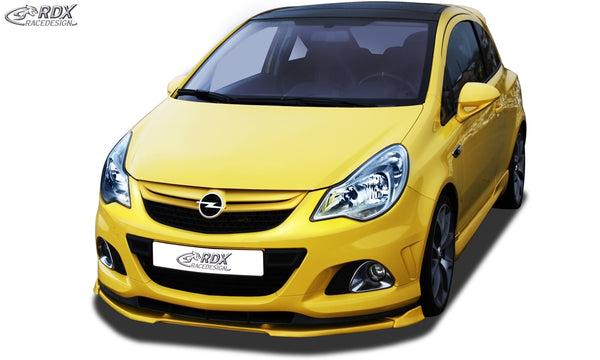 Front Spoiler VARIO-X for OPEL / VAUXHALL Corsa D Facelift OPC 2010+ Nuerburgring Edition (Fit for OPC and Cars with OPC Frontbumper and NRE-Lip) Front Lip Splitter - RDX