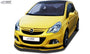 RDX VARIO-X front lip splitter for the Opel / Vauxhall Corsa D OPC Nürburgring Edition facelift (2010+), also for cars with the OPC front bumper and NRE lip – image 2 of 3
