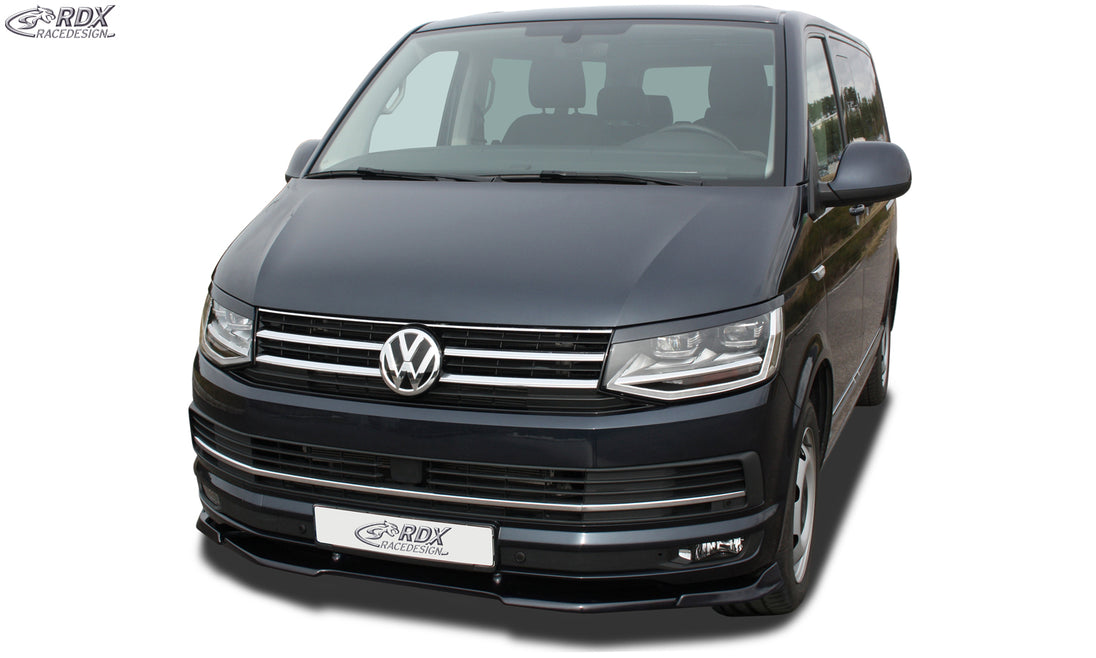 RDX VARIO-X front lip splitter for the VW T6 with a painted or unpainted front bumper – image 2 of 3