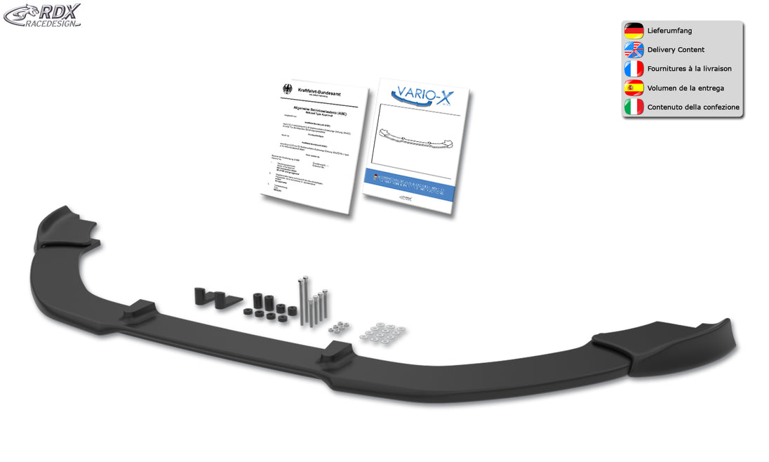 RDX VARIO-X front lip splitter for the Ford Mondeo ST-Line (2014+) – image 3 of 3