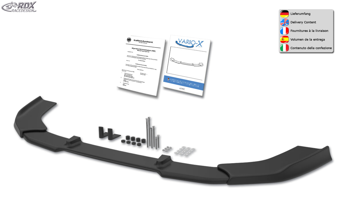 RDX VARIO-X front lip splitter for the Mitsubishi ASX (2016–2019) – image 2 of 3