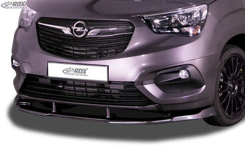 Splitter delantero VARIO-X para OPEL / VAUXHALL Combo Life & Cargo 2018+ - RDX