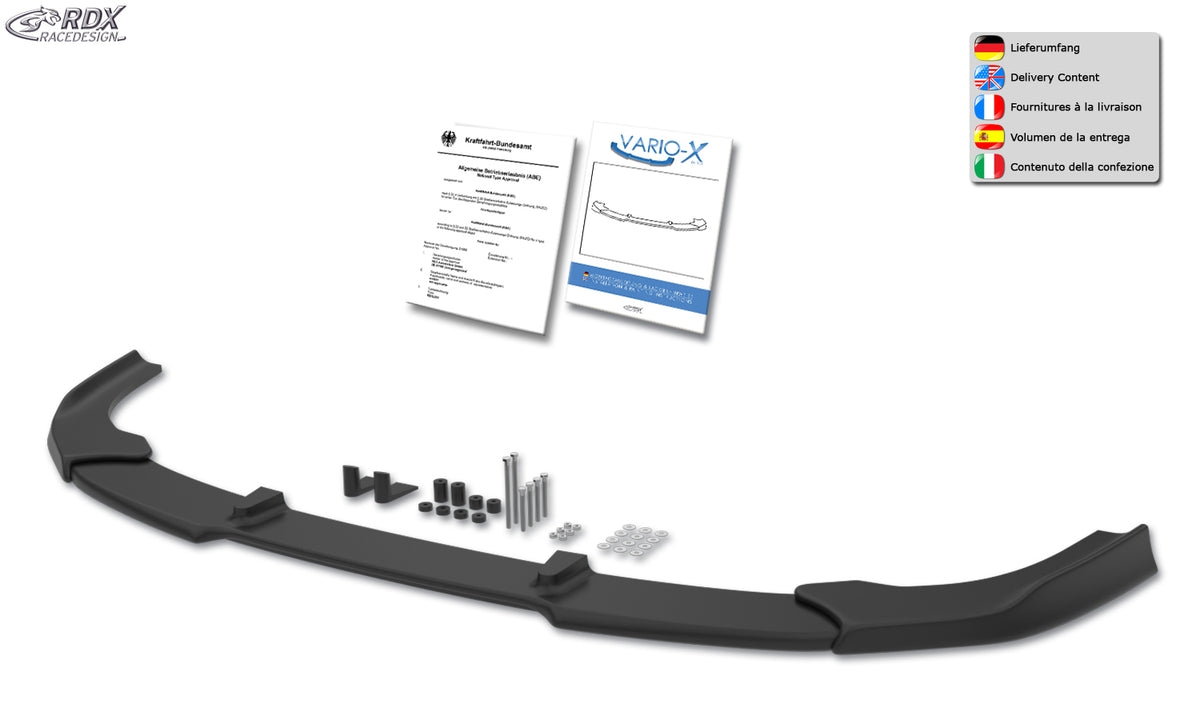 RDX VARIO-X front lip splitter for the Ford Kuga 3 DFK (2020+) – image 3 of 3