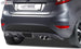 RDX rear bumper extension for the Ford Fiesta Mk7 JA8 / JR8 (2008+, incl. 2012 facelift) – image 2 of 3