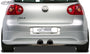 RDX R32 clean rear bumper extension for the VW Golf 5 (not Golf Plus or Variant), R32 exhaust cut-out – image 1 of 2