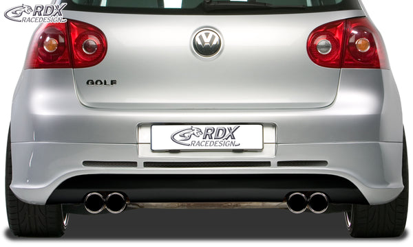 Extensión de paragolpes trasero para VW Golf 5 "GTI/R-Five" con salida de escape izquierda y derecha - RDX