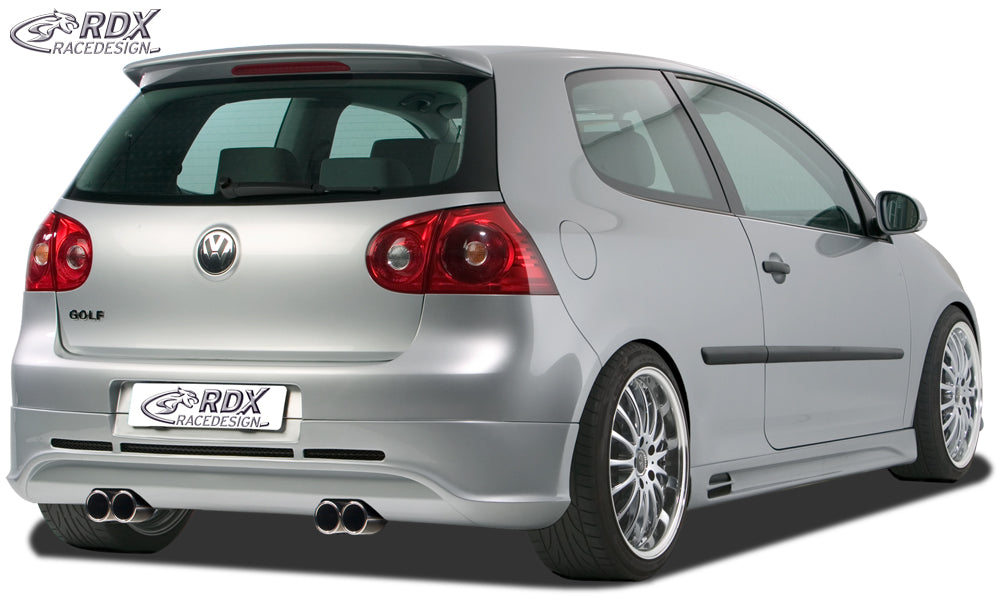 RDX GTI/R-Five rear bumper extension for the VW Golf 5 (not Golf Plus or Variant), tailpipe cut-outs left and right – image 3 of 3