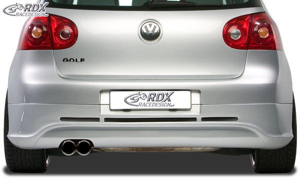 Extensión de paragolpes trasero para VW Golf 5 "GTI/R-Five" con salida de escape izquierda - RDX