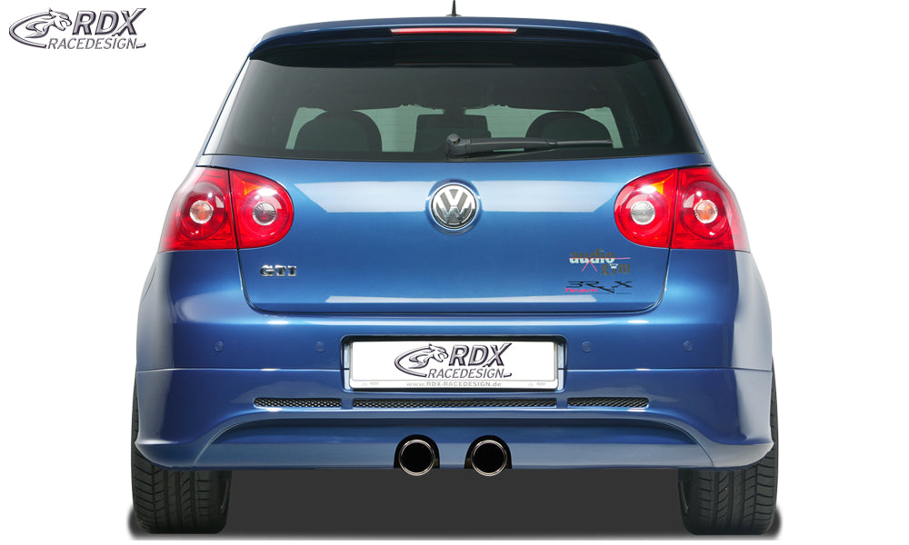 RDX GTI/R-Five rear bumper extension for the VW Golf 5 (not Golf Plus or Variant), R32 exhaust cut-out – image 2 of 3
