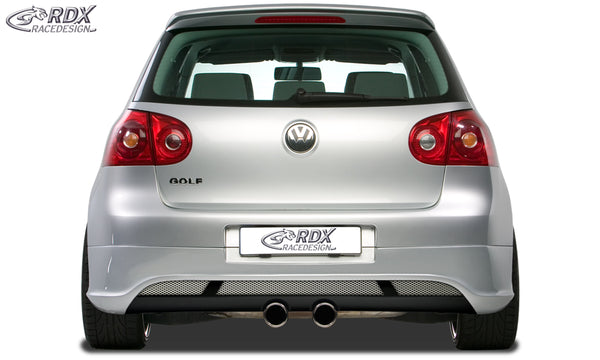 Extensión de paragolpes trasero para VW Golf 5 "V2" con salida para escape R32 - RDX