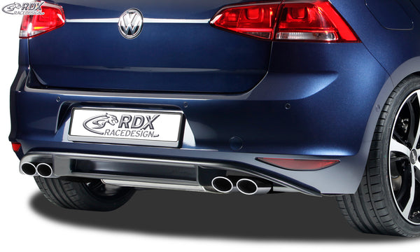 Extensión de paragolpes trasero para VW Golf 7 "R-Look", pieza central - RDX