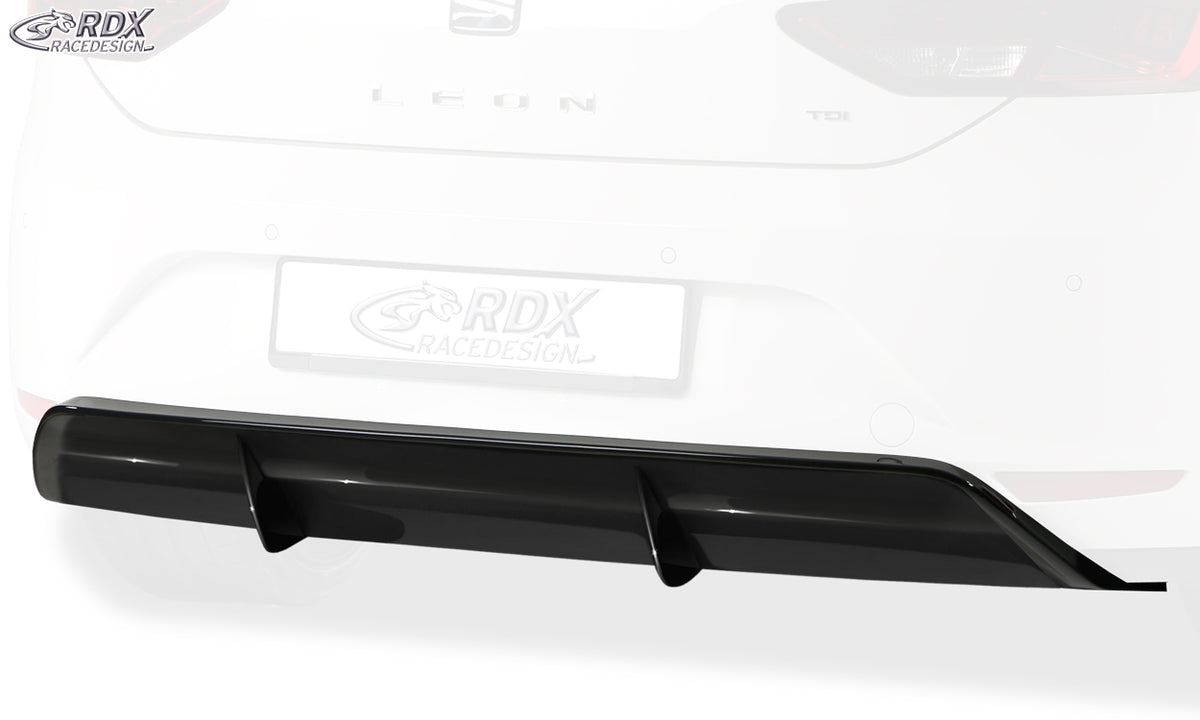 RDX rear bumper extension for the SEAT Leon 5F and SC (up to 2017, not ST, FR or Cupra) – image 1 of 3