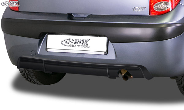 Extensión de paragolpes trasero para PEUGEOT 1007, difusor - RDX