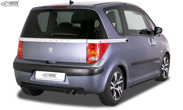 Extensión de paragolpes trasero para PEUGEOT 1007, difusor - RDX