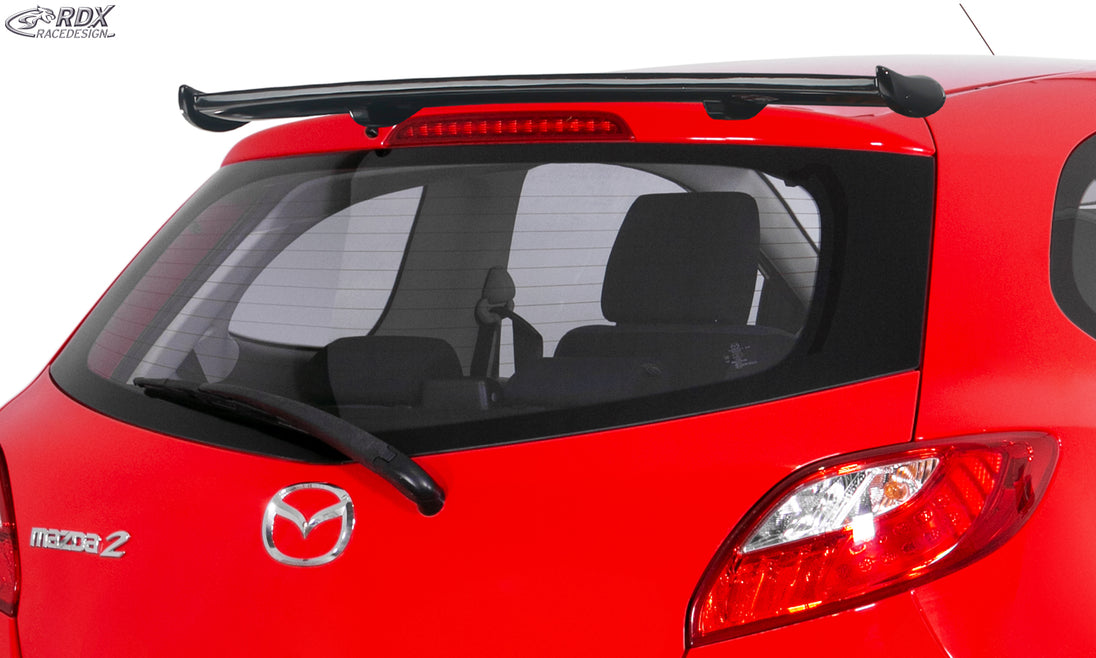 RDX roof spoiler for the Mazda 2 DE (2007–2014) – image 1 of 3