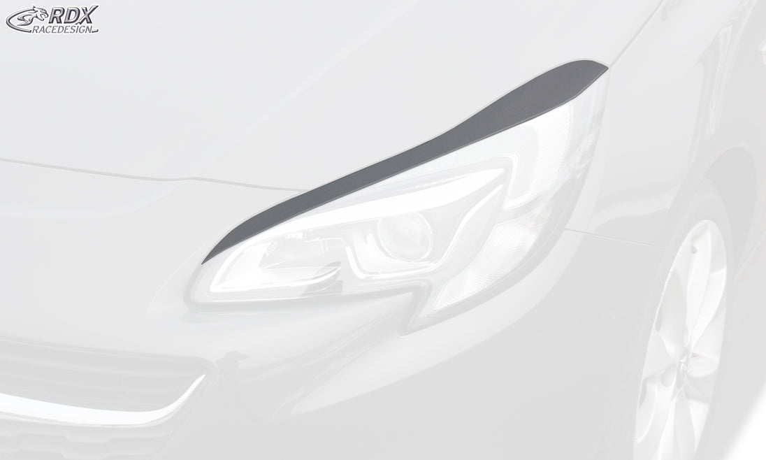 RDX headlight covers for the Opel / Vauxhall Corsa E, 3-door and 5-door – image 1 of 2