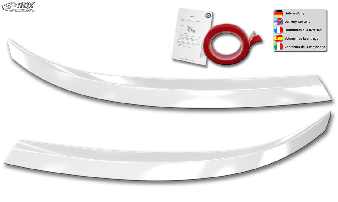 RDX gloss white headlight covers for the VW T6.1 – image 1 of 1