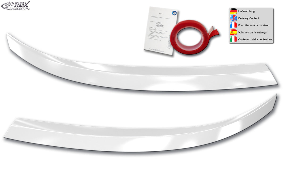 RDX gloss white headlight covers for the VW T6.1 – image 1 of 1