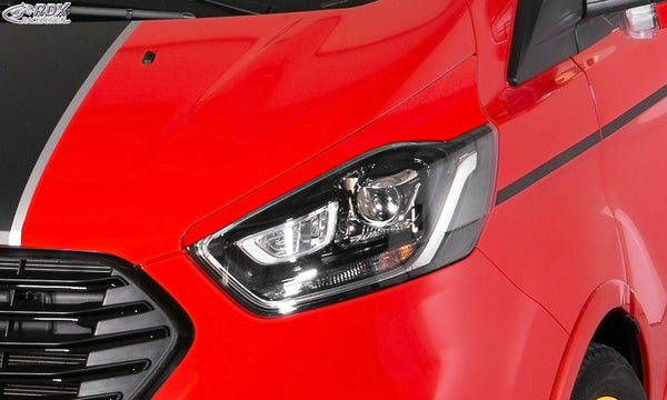 Pestañas de faros para FORD Transit Custom & Tourneo Custom (2018+) - RDX