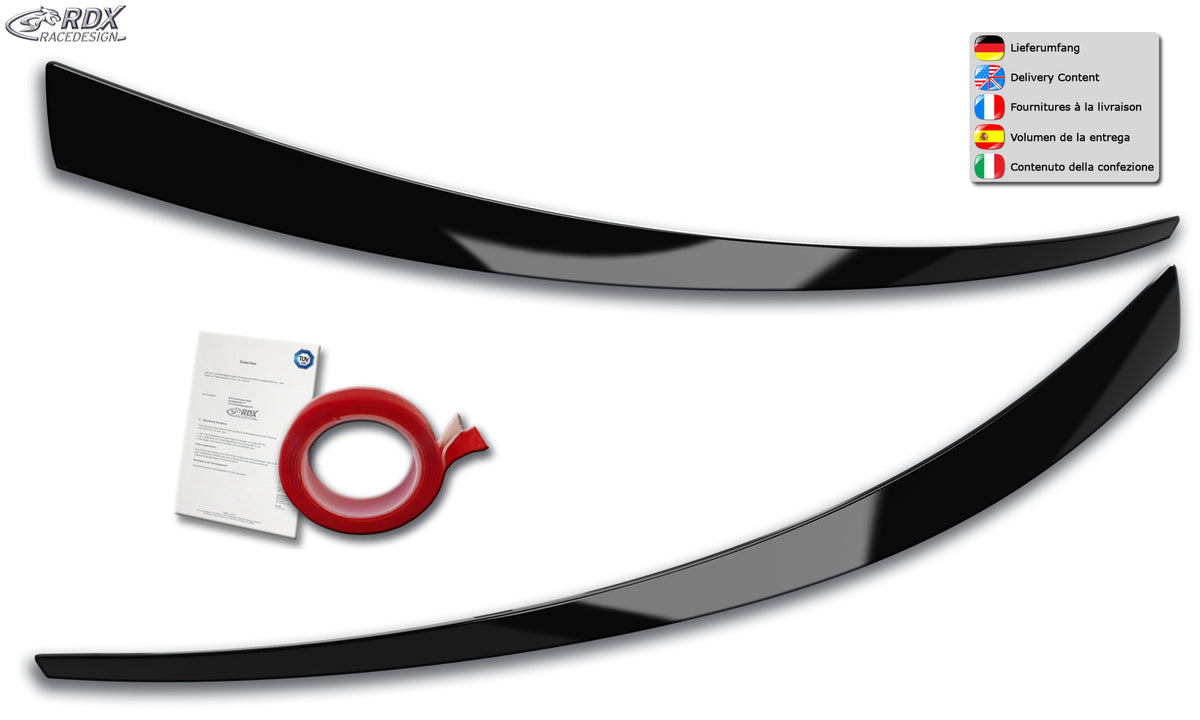 RDX gloss black headlight covers for the Hyundai i30 PD / PDE (2017+), incl. Fastback and Station Wagon – image 1 of 1