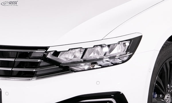 Pestañas de faros para VW Passat 3G B8 (2019+) "Jagged" - RDX