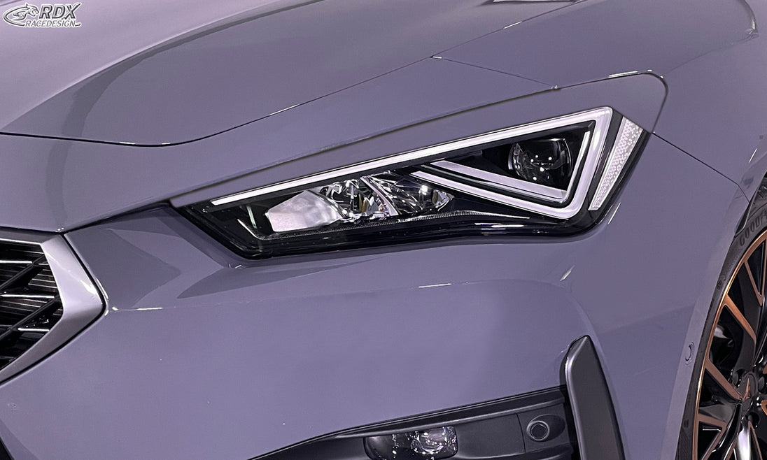 RDX headlight covers for the SEAT Leon KL (2020+), SEAT Tarraco KN, CUPRA Leon KL and CUPRA Formentor KM – image 1 of 3