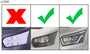 RDX gloss black headlight covers for the Ford Transit (2014+) with xenon or black halogen headlights – image 2 of 2